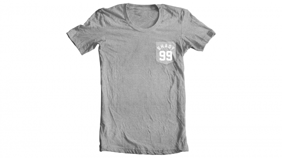 Shady 99 T-Shirt - White on Gray