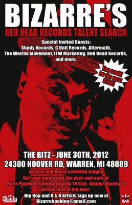Bizarre представляет шоу «Red Head Records Talent Search!»