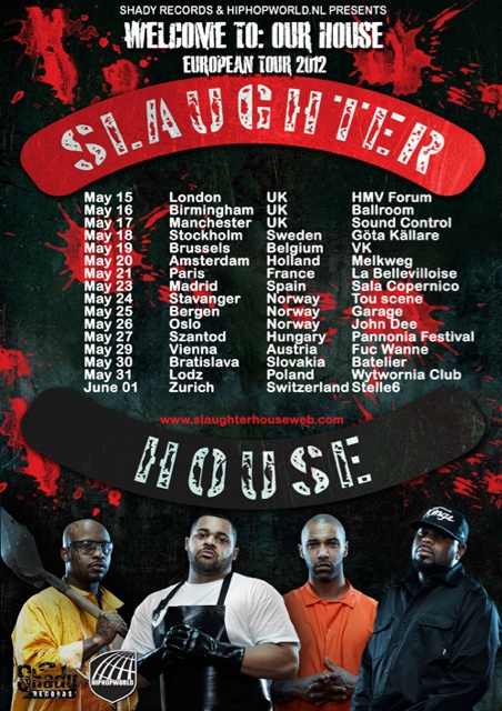 Группа Slaughterhouse объявляет о туре по Европе
