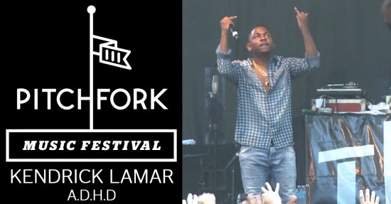 Kendrick Lamar исполнил трек «A.D.H.D» на Pitchfork Music Festival 2012