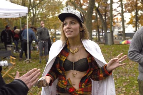 Фотографии со съёмок клипа Skylar Grey и Eminem'a C'mon Let Me Ride