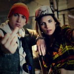 Фотографии со съёмок клипа Skylar Grey и Eminem'a C'mon Let Me Ride