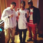Eminem, Big Sean and Royce Da 5’9″ in studio 26.04.2013