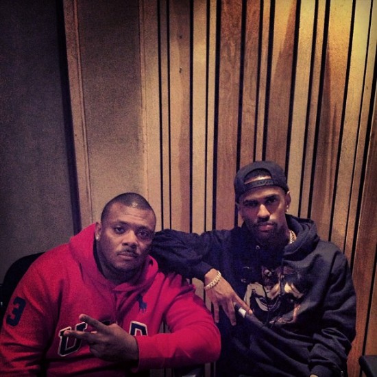Mr. Porter and Big Sean in studio 26.04.2013