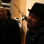 Dr. Dre and MC Promlem in Studio