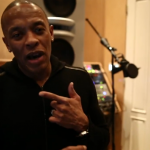 Dr. Dre and MC Promlem in Studio2