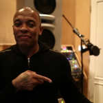Dr. Dre and MC Promlem in Studio3