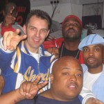 Eminem, Proof, D12 and Tim Westwood in 2004