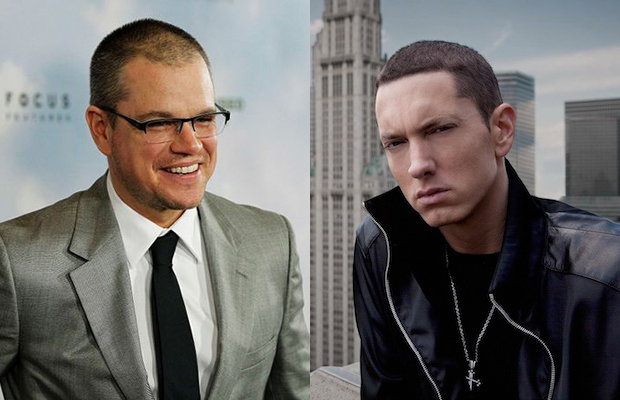 Matt Damon and Eminem