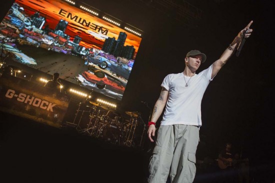 Eminem G-Shock 30th Anniversary Concert in New York 2012