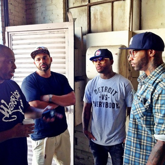 2013.09.07 - Slaughterhouse Prepares For Cypher At 2013 BET Hip Hop Awards
