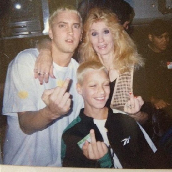 Eminem, Debbie Nelson and Nathan Mathers
