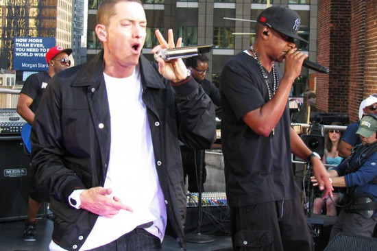 Eminem and Jay-Z 2010