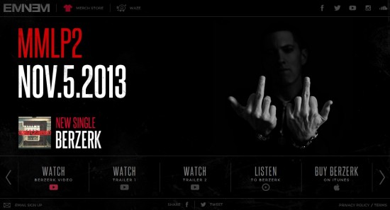 Eminem new site