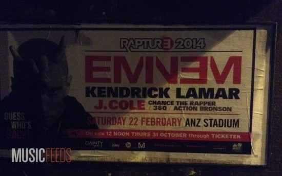 Eminem Rapture 2014 Tour