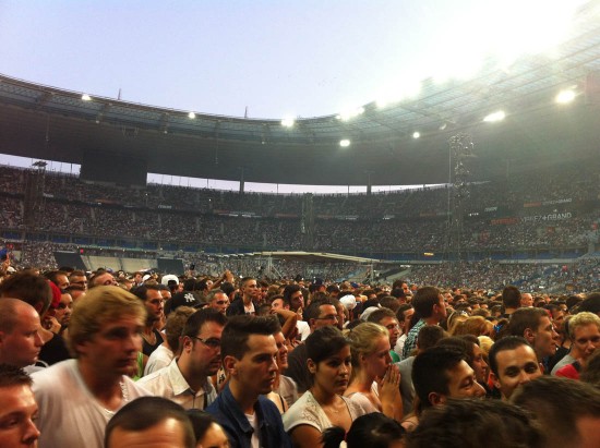 Подготовка сцены Eminem @ Stade de France, Paris