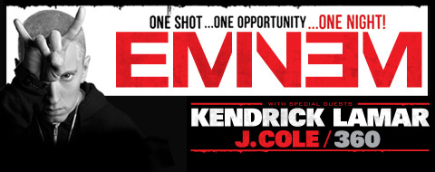 Eminem Raptoure 2014 Tour