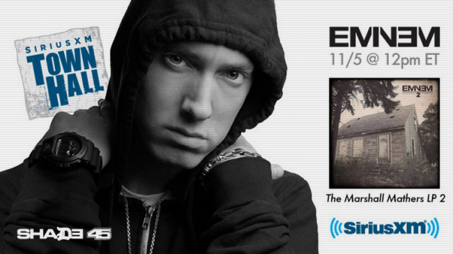 2013.11.05 - Eminem SiriusXM Town Hall