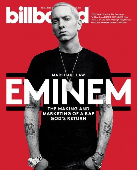 2013.11.07 - Eminem Billboard Back issue Volume 125 Issue 43 2013
