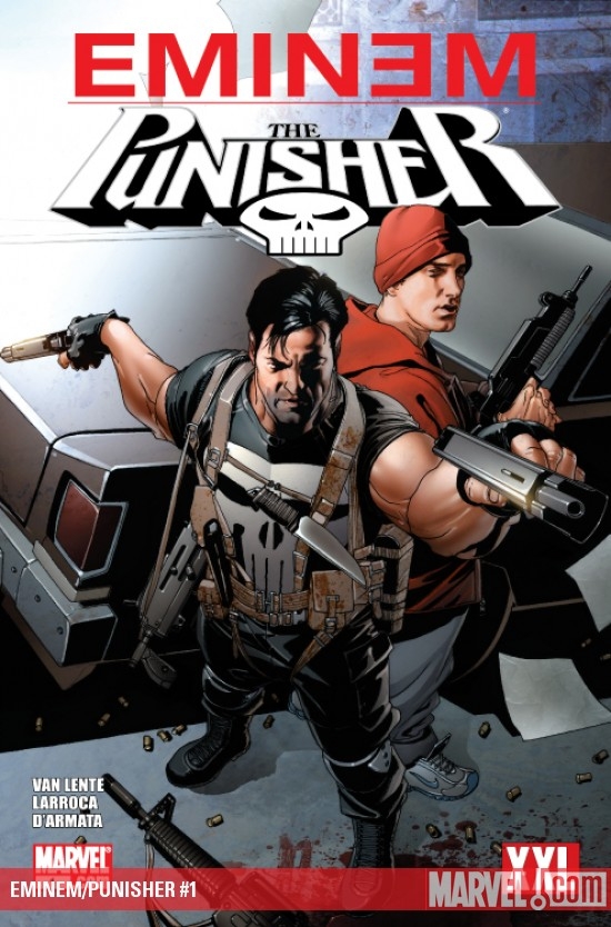 2013.11.07 - Eminem and Punisher Marvel Comics