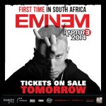 2013.11.19 – Eminem Rapture 2014 Tour hits South Africa for 2 shows ONLY