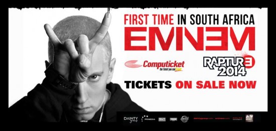 2013.11.21 - Eminem Rapture 2014 tiket sale