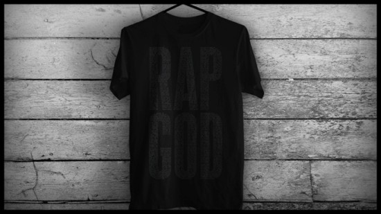 2013.11.29 - Rap God Black on Black T-Shirt Чёрная пятница 2013