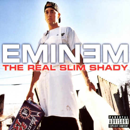 Eminem The Real Slim Shady Single Cover