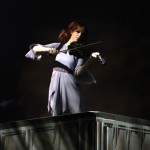 Lindsey Stirling performs at the 2013 YouTube Music Awards, November 3, 2013 in New York City