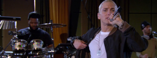 2013.11.30 - Eminem - Not Afraid in session for BBC Radio 1