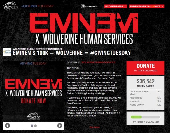 Eminem Wolverine Human Service EminemPro Donate