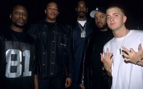 Eminem, MC Ren, Dr. Dre, Snoop Dogg (Snoop Lion), Ice Cube