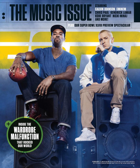 2013.01.22 - Eminem ESPN Cover 2014