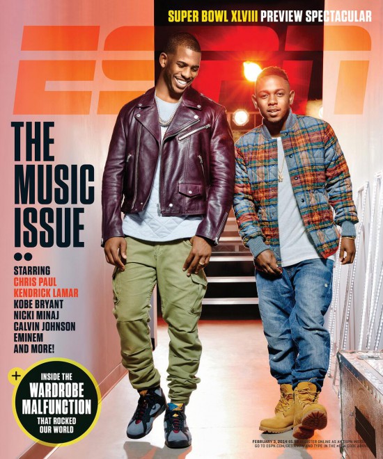 2014.01.22 - Kendrick Lamar ESPN Cover 2014