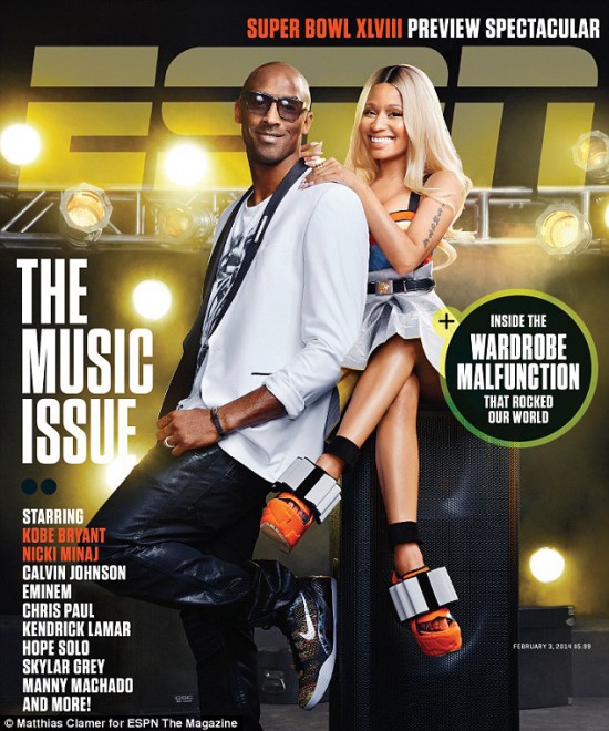 2014.01.22 - Nicki minaj ESPN Cover 2014