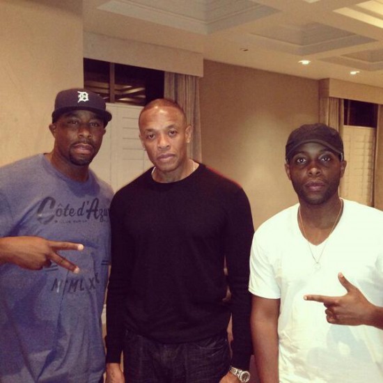 Jon Connor и Dr. Dre в студии