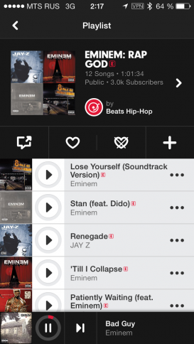 Beats Music App - потоковый музыкальный сервис Dr. Dre