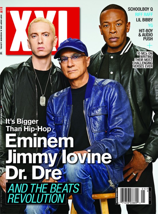 2014.02.19 - Eminem, Dr. Dre & Jimmy Iovine Cover XXL April May Issue