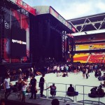 2014.02.20 — 10 Best. Seats. Ever. shitisgunnagetreal #ohhkillem #eminem #rapture2014 #brisbane #suncorpstadium (at Suncorp Stadium)