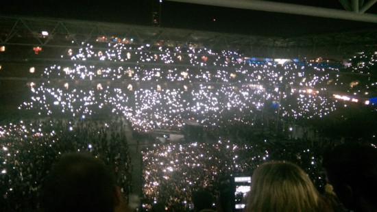 Brisbane Australia, Rapture 2014 Suncorp Stadium - Eminem’s Brisbane Sky full of lighters…