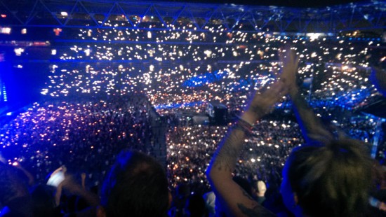 Brisbane Australia, Rapture 2014 Suncorp Stadium - Eminem’s Brisbane Sky full of lighters…