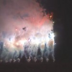 2014.02.20 — 45 Brisbane Australia, Rapture 2014 Suncorp Stadium — Fireworks at Eminem!