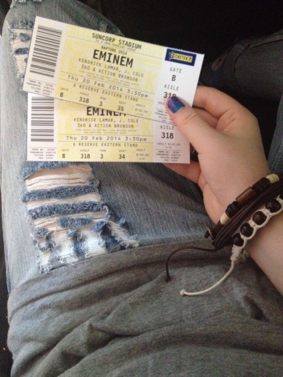 2014.02.20 - 64 Eminem Brisbane Australia, Rapture 2014 Suncorp Stadium