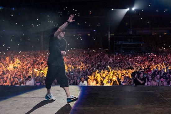 2014.02.20 - 69 Eminem Brisbane Australia, Rapture 2014 Suncorp Stadium