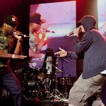 Eminem and 50 Cent at Shady 2.0 SXSW Showcase