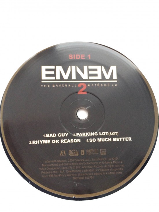 Eminem Pre-Order The Marshall Mathers LP2 Vinyl + Limited Edition T-Shirt