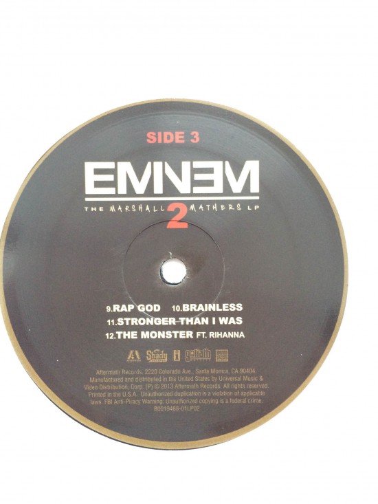 Eminem Pre-Order The Marshall Mathers LP2 Vinyl + Limited Edition T-Shirt