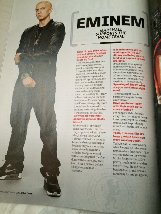 Eminem XXL 2014