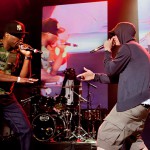Jeremy Deputat 2012.03 — 50 Cent & Eminem doing soundcheck at SXSW 3