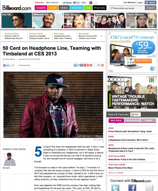 Jeremy Deputat 2013.01.23 - 50 CENT x BILLBOARD x JEREMY DEPUTAT.